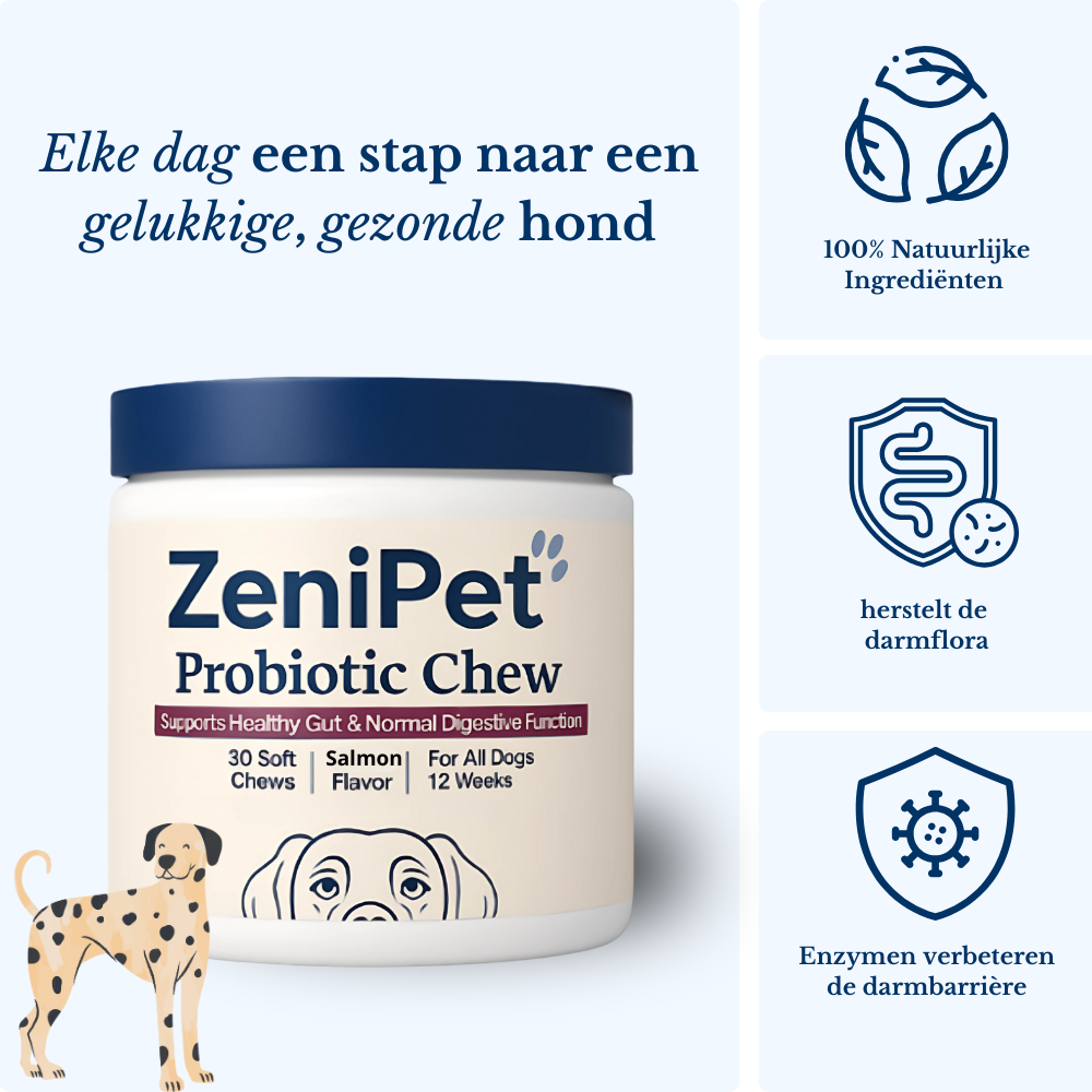 Probiotica Chews | Voor een Blije, Gezonde Hond